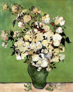  Vincent Werke - Weiße Rosen Vincent van Gogh